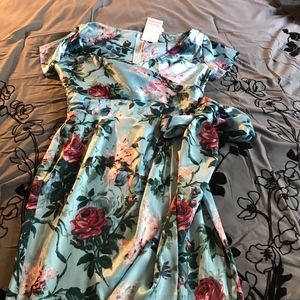 Pinup girl clothing floral dress